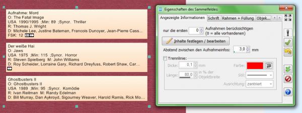 Zum Vergrößern anklicken! Heyer's Etiketten-Studio - Sammelfeld